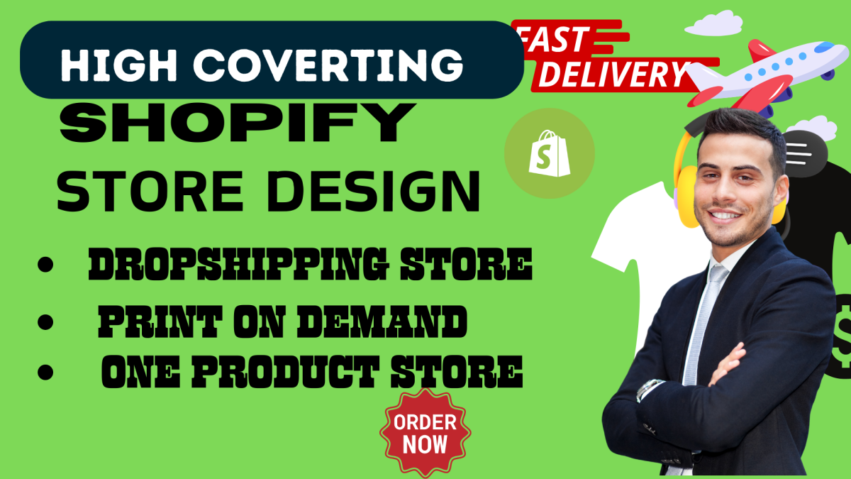 Create shopify marketing store, shopify dropshipping store, E-commerce shopify store , shopify store