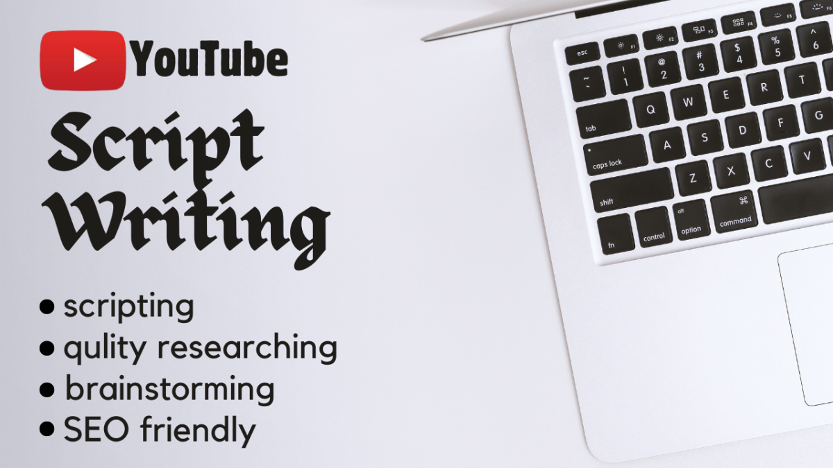 do professional video script writing for youtube in 24hrs