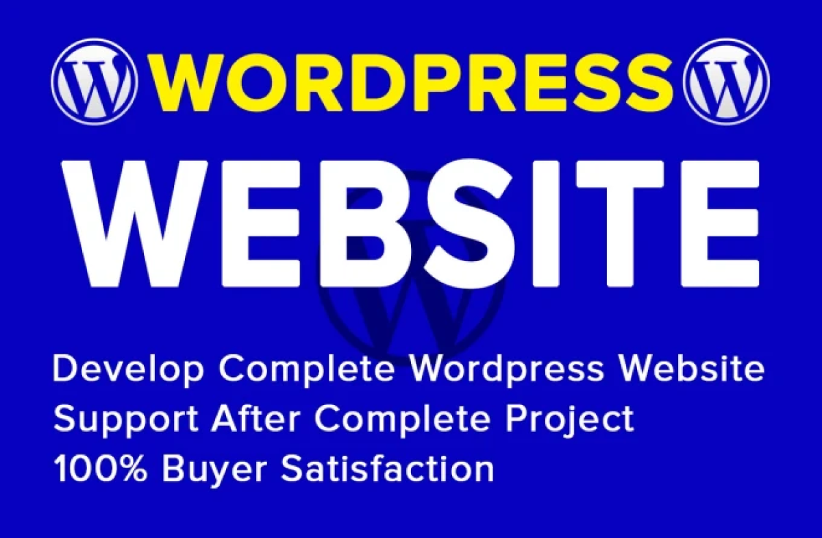 be a wordpress developer, or website builder to create wordpress website design