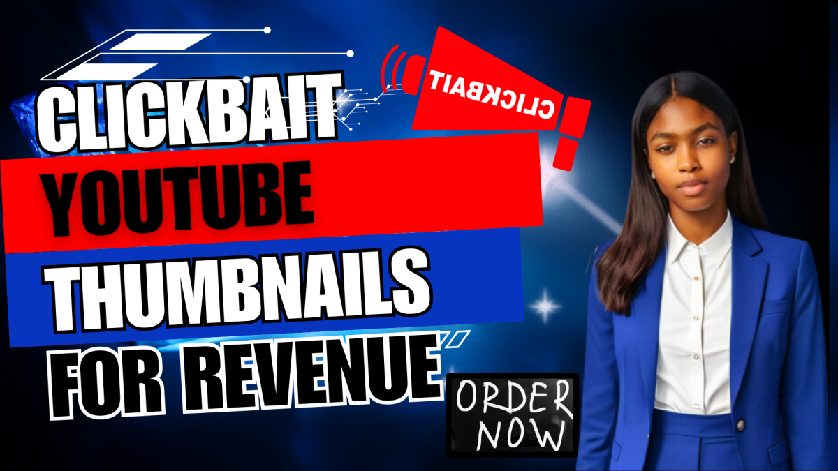 Design YouTube image, custom thumbnail, catchy thumbnail, clickbaits thumbnails