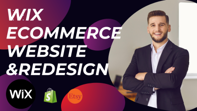 do wix website design and  wix ecommerce website 