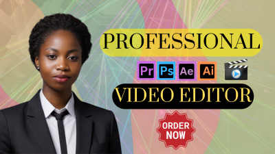 professionally edit your youtube and social media videos