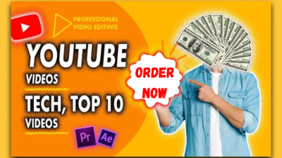 edit a professional ugc video, nft and tech video for cash cow youtube channel