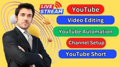 create and setup youtube channel with logo and banner