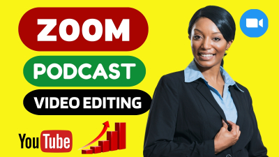 do professional podcast video editing