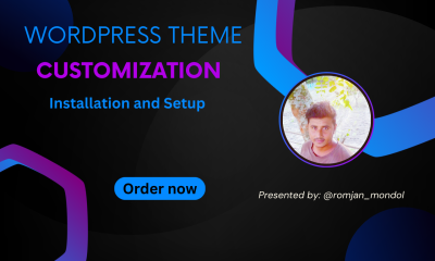do wordpress installation, setup, and customization